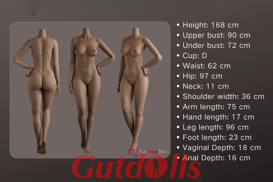 Abenteuerlustig 168cm D-Cup (realistic skin texture) #029S Vollsilikon Guenstige sexpuppen kaufen