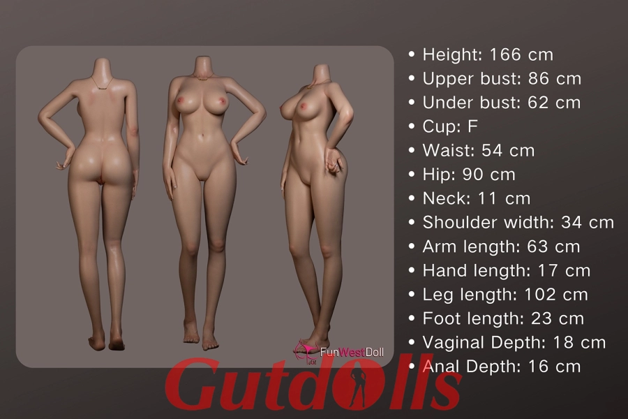 Beziehungen Aufbauen 166cm F-Cup #045S Weißes Vollsilikon Guenstige sexpuppen kaufen