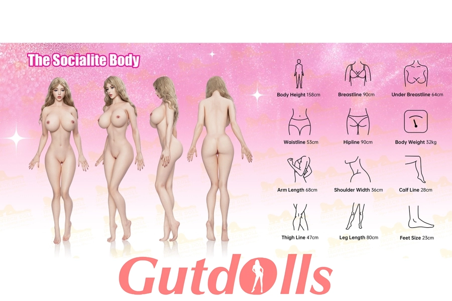 Echte Individualisierung Dream Girl 158BA G-Cup B2 Kopf Vollsilikon Guenstige sexpuppen kaufen 