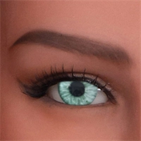 Mint-Green Augen