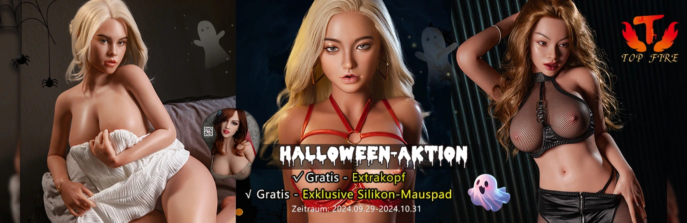 topfire doll Halloween banner